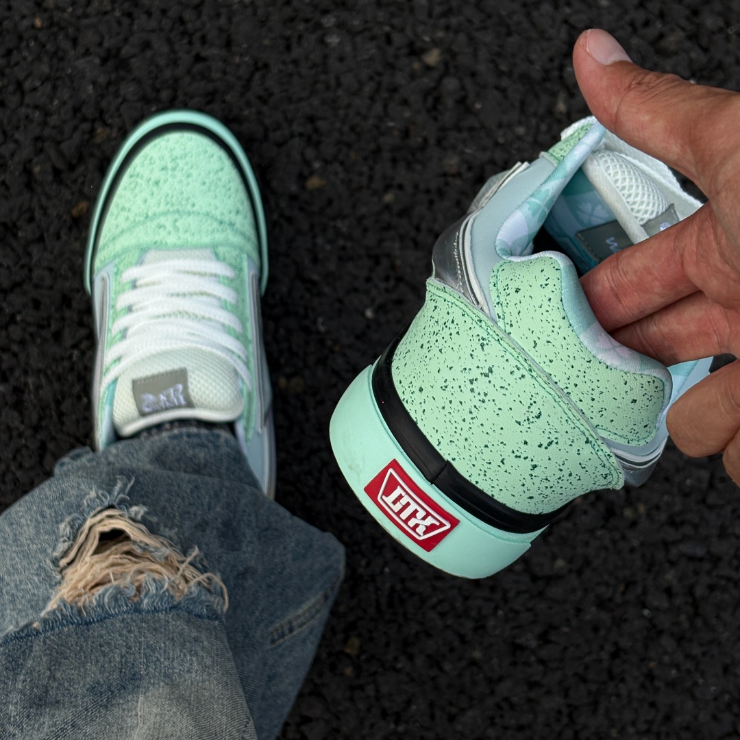 Fresh Mint Green Lightning Chu - đánh giá và giá Vans Shoes Old Skool