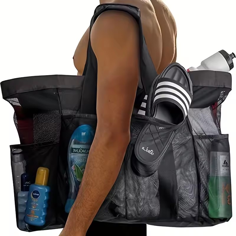 1pc Extra Large Mesh Beach Bag - đánh giá và giá Tote Bag Beach