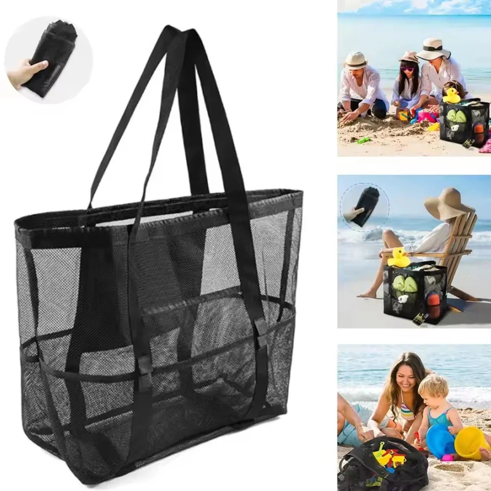 1pc Extra Large Mesh Beach Bag - đánh giá và giá Tote Bag Beach